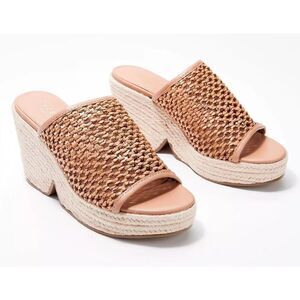 Cecelia New York Wedge Sandals Farra Nutella